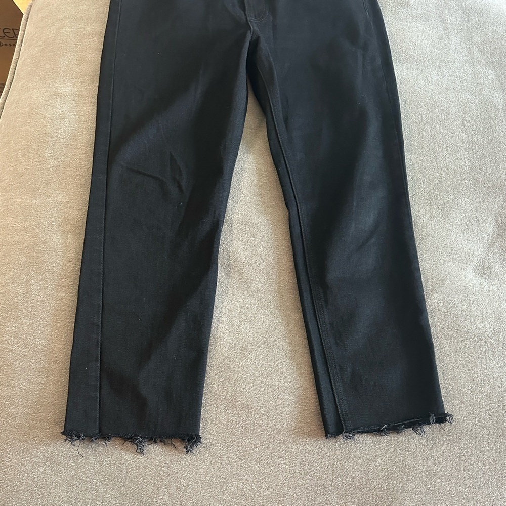 GRLFRND Jet Black Straight Leg Jeans - Picture 5 of 7